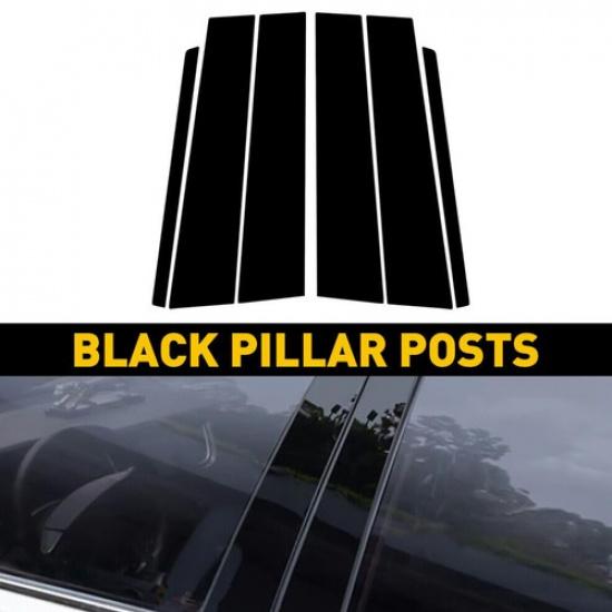 For Ford Explorer 2011-2017 2018  Black Pillar Post Window Door Cover Trim