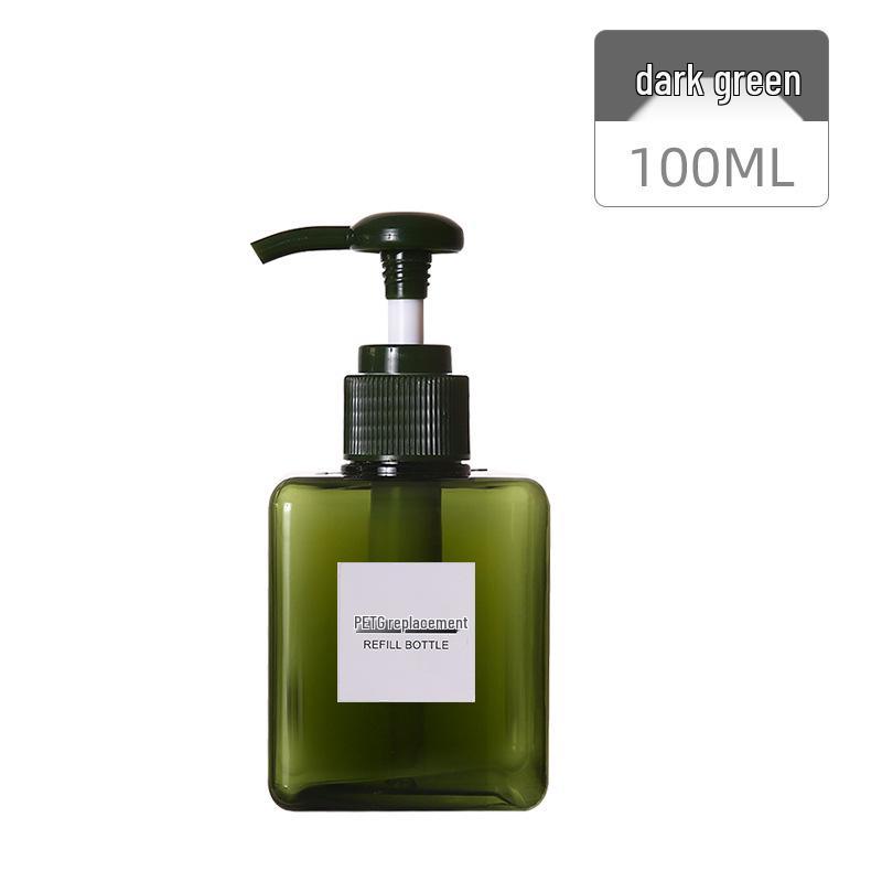 Large Capacity Press-Style Travel Dispenser for Shampoo, Lotion, and Body Wash