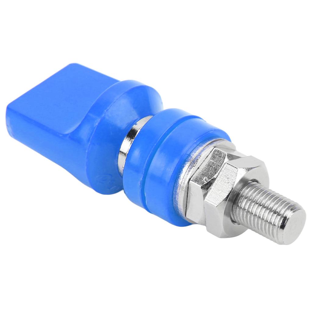 Binding Post Wire Terminal Connector M10 Thread 100A Large Current for 4mm Banana PlugBlue