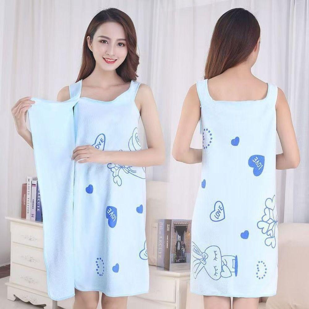 Ultra-Soft Wearable Bath Towel Thickening Bath Skirt Fashion Shower Towels Spa Use