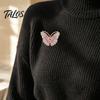 Dainty Butterflies Brooch Rhinestone Butterfly for Women, Vintage Insect Lapel Pin, Women Decorative Pin Accessory Clothes Scarf Shawl Dress