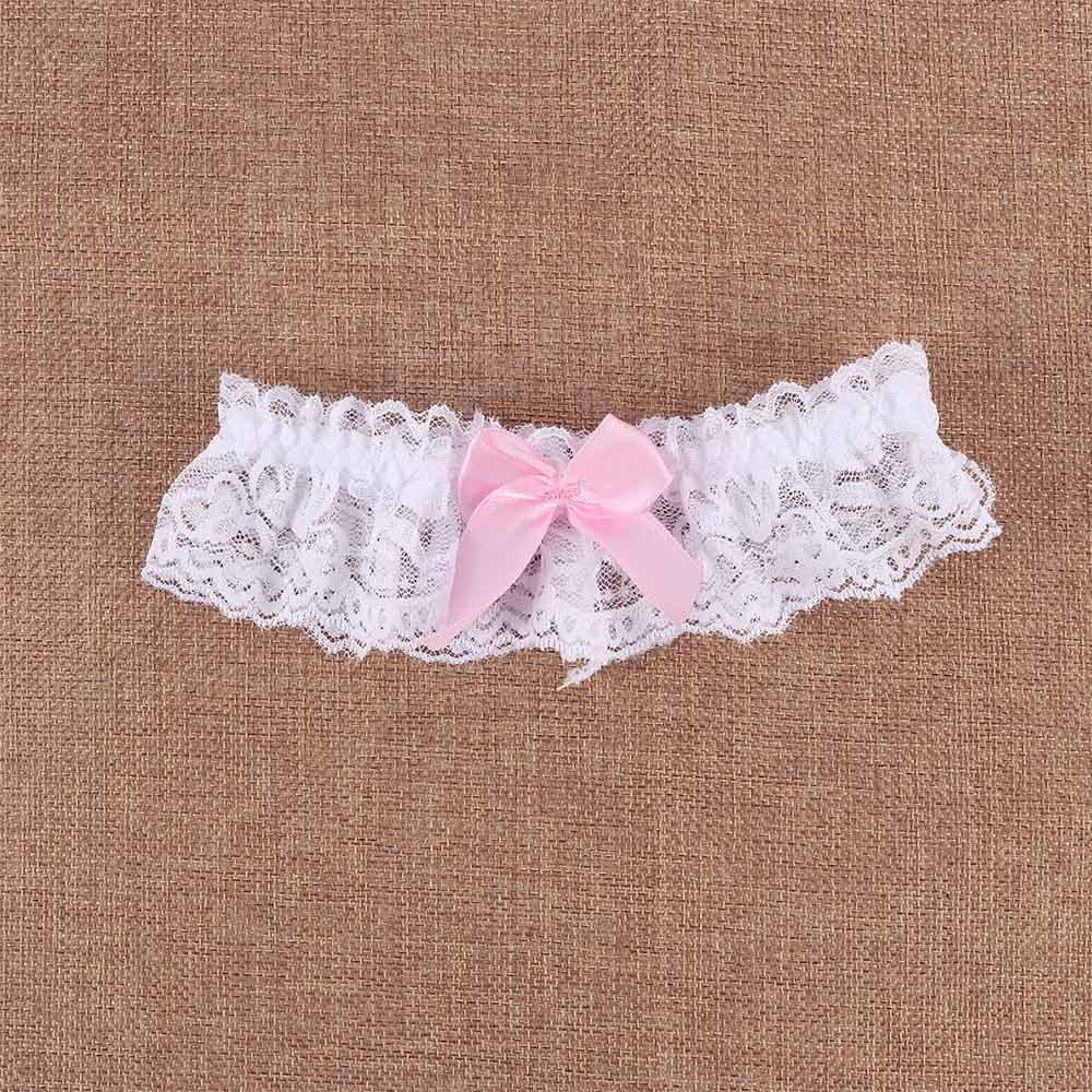 Bella donna sposa matrimonio coscia fiocco giarrettiera cintura fiocco gamba anello pizzo sexy