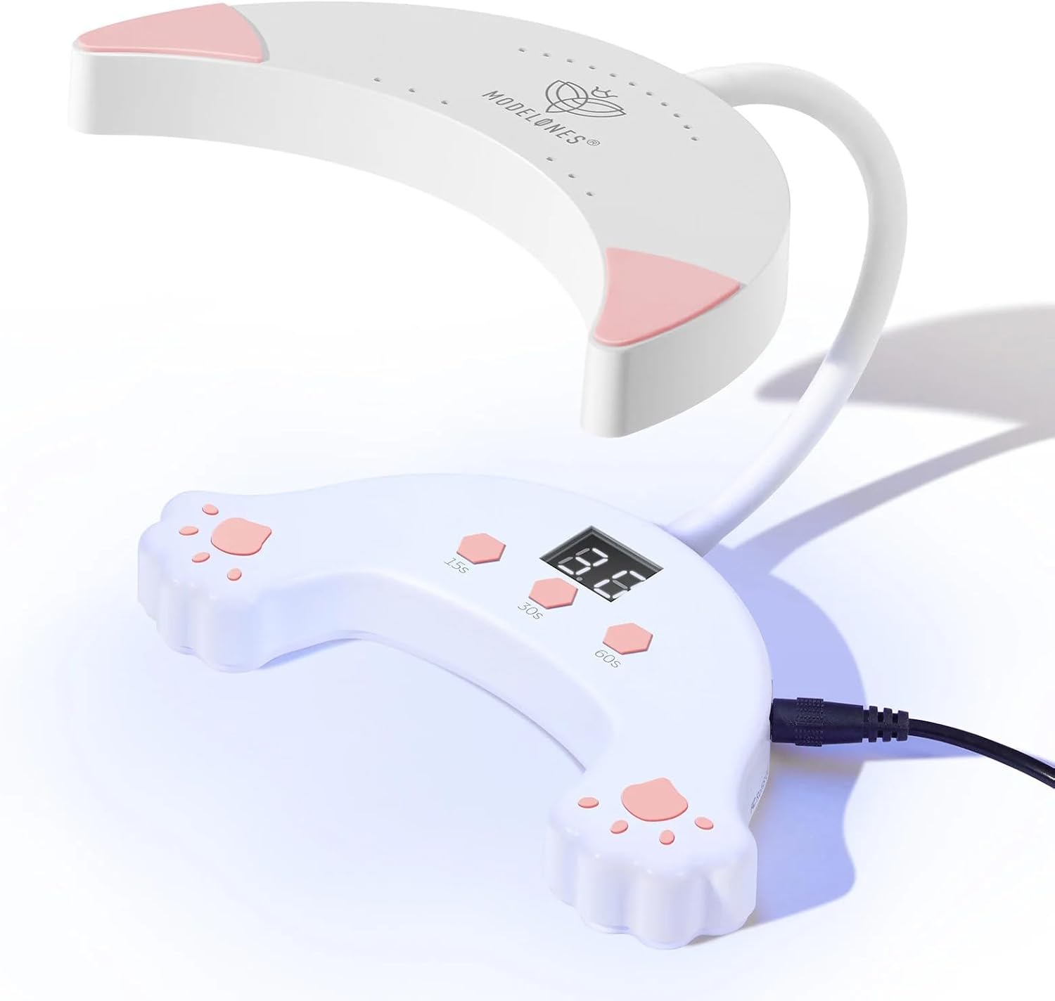 

UV LED Nail Lamp, Gooseneck Gel Nail Light, 48W with 3 Timers & LCD Display