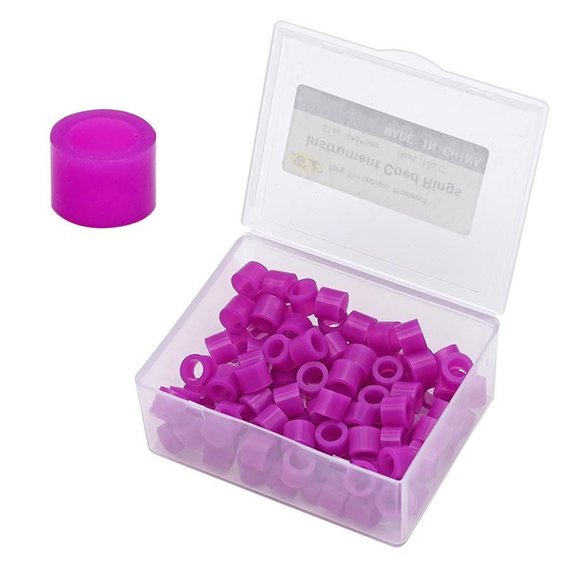 100Pcsbox Silicone Dental Instrument Color Code Rings Multi-Color Autoclavable Disinfection Orthodontic Universal Circle