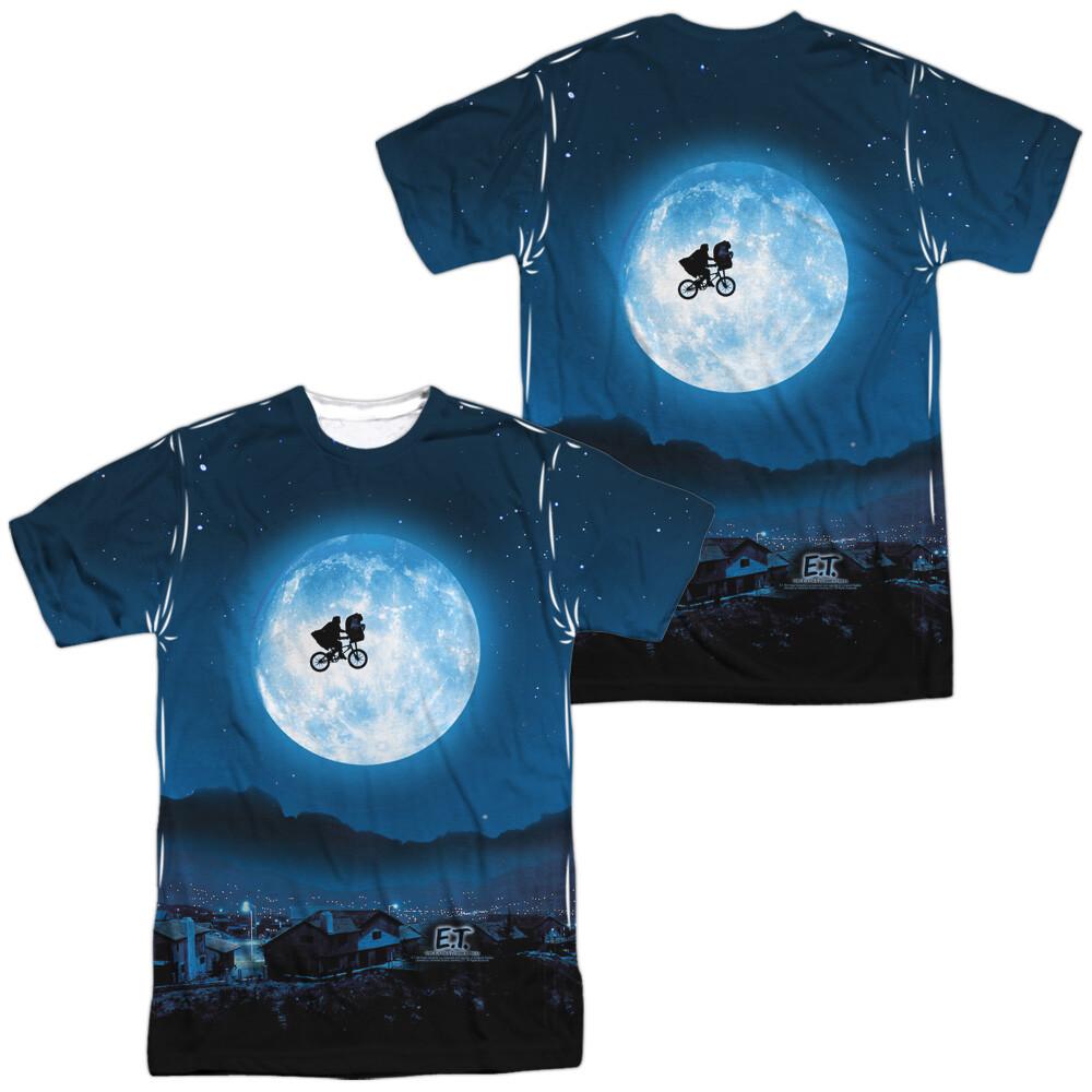 E.T. The Extra Terrestrial Across The Moon T-Shirt S