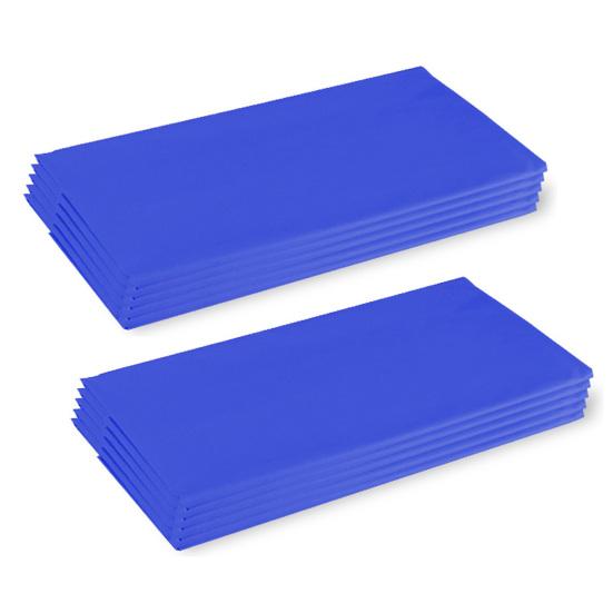 10Pcs Plastic Table Cloth 84 Inch Disposable Tablecloth Easy Cleaning Round Table Cover Parties Picnic Birthday Wedding Supplies