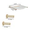 Wandmontierte Katzenhängematte, Platzsparend, Sisal Abriebfester Katzenklettergerüst Haustier Aktivitäts Ruhe Set Indoor Katzenmöbel