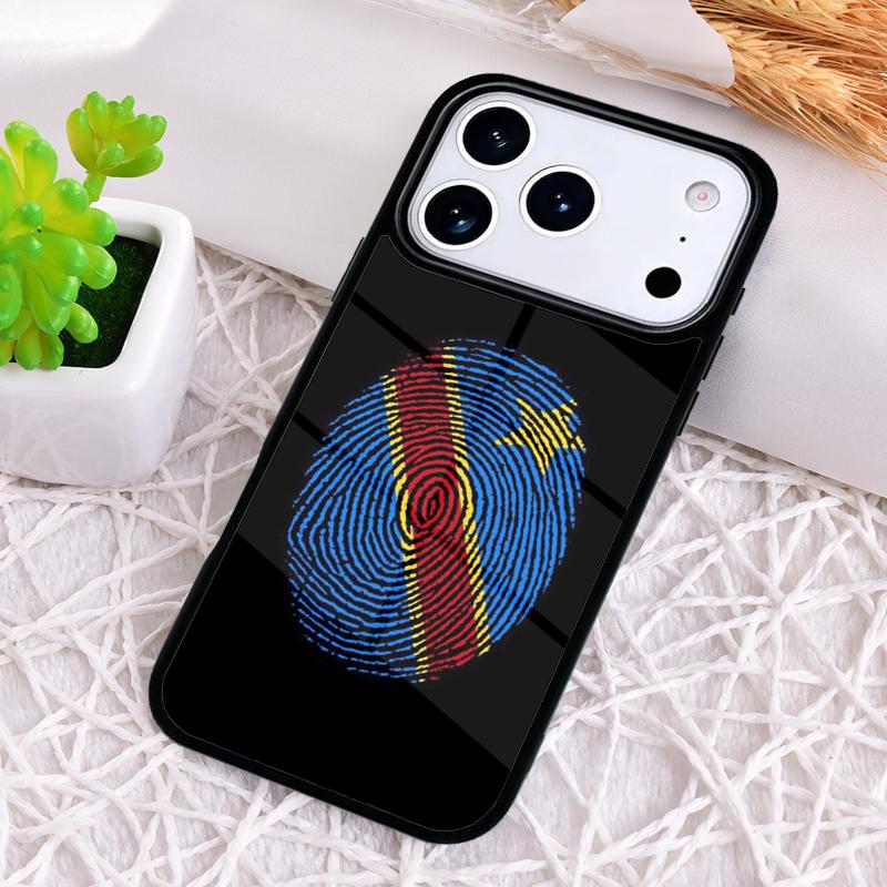 Congo Democratic Republic Flag Phone Case for iPhone 17 Air 16 15 11 12 14 13 Pro Max Shockproof Cover