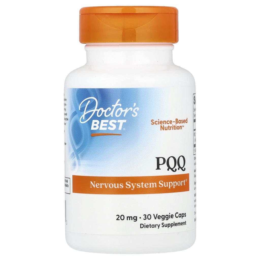 Doctor's Best Pqq mit Biopqq, 20 mg, 30 Gemüsekapseln