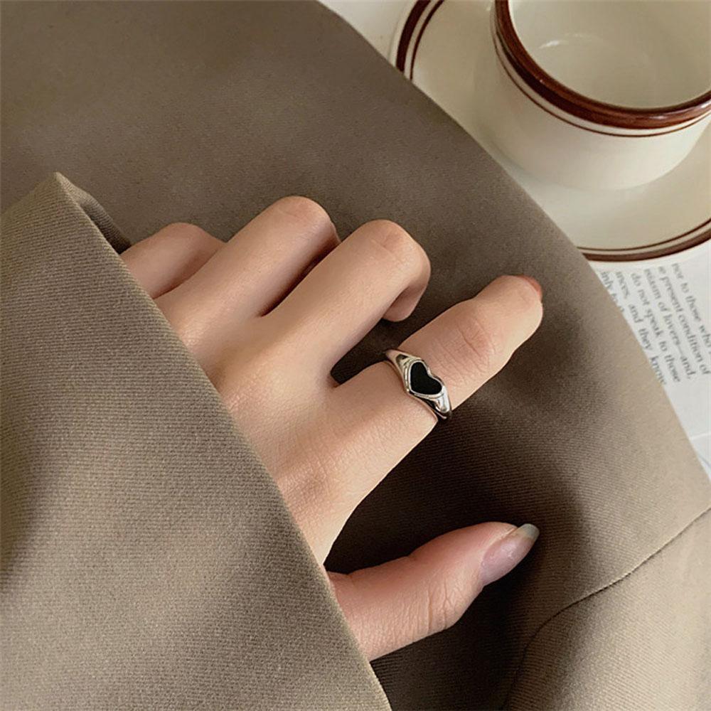 Wedding Punk Simple Romantic Fashion Accessories Metal Finger Ring Rings Party Jewelry Couple Ring