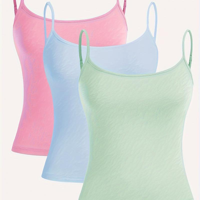 

Built-in Cup Camisole with Chest Pads – New European & American Style Small