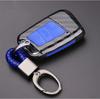Carbon Fiber Car Key Case Bag Cover for Volkswagen VW Golf 7 MK7 Tiguan Touran 2017 for Skoda Octavia A7 RS for Seat Leon Ibiza
