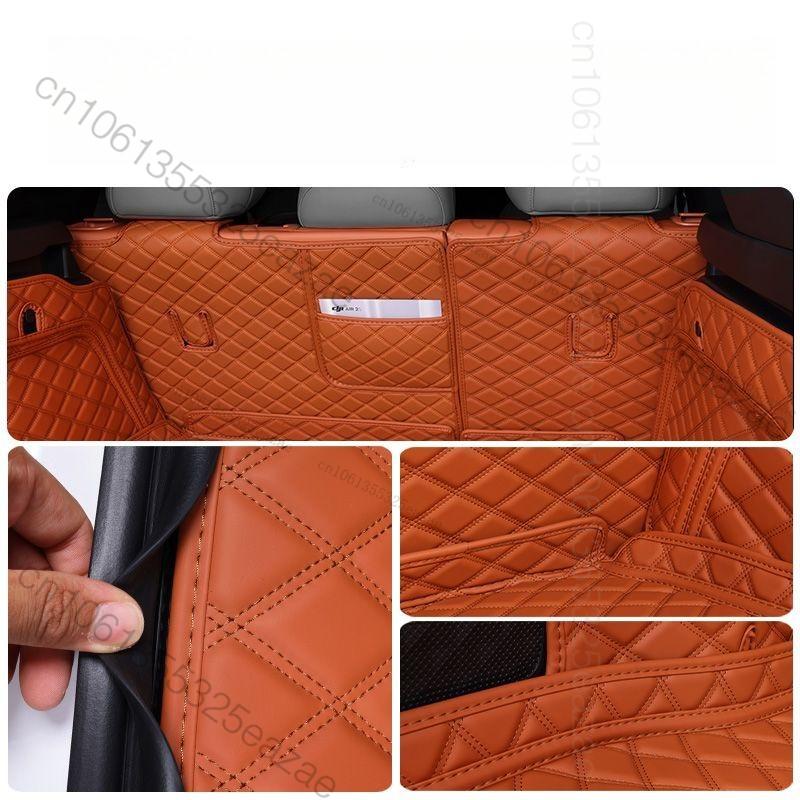 For 2026 2025 2024 Xpeng G6 Car Boot Mat Rear Trunk Liner Cargo Protection Leather Mat Interior Modification Accessories