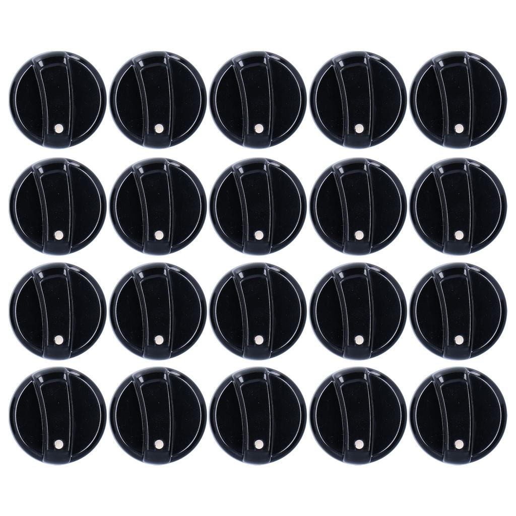 20PCS 8mm Universal Kitchen Range Control Knob ABS for Gas Stove Microwave Oven Water Heater