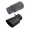 Vehicle Muffler Exhaust Pipe Enthusiasts 63mm Stainless Steel Tailpipe Rustproof Suitable for Improved Appearance Sound
