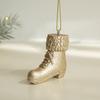 Gold Christmas Hanging Decoration Resin Hazelnut Pinecone Hanging Pendants Deer Horse Angel Soldier Christmas Tree Ornament