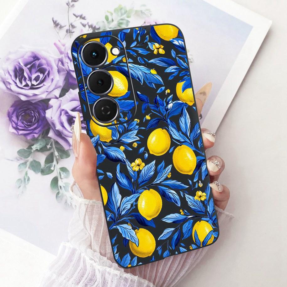 Case For Tecno Spark 40 Pro 40Pro+ 4G Cover Fashion Flower Phone Case Slim Black Silicone Soft Cover For Tecno Spark40 40C Shell