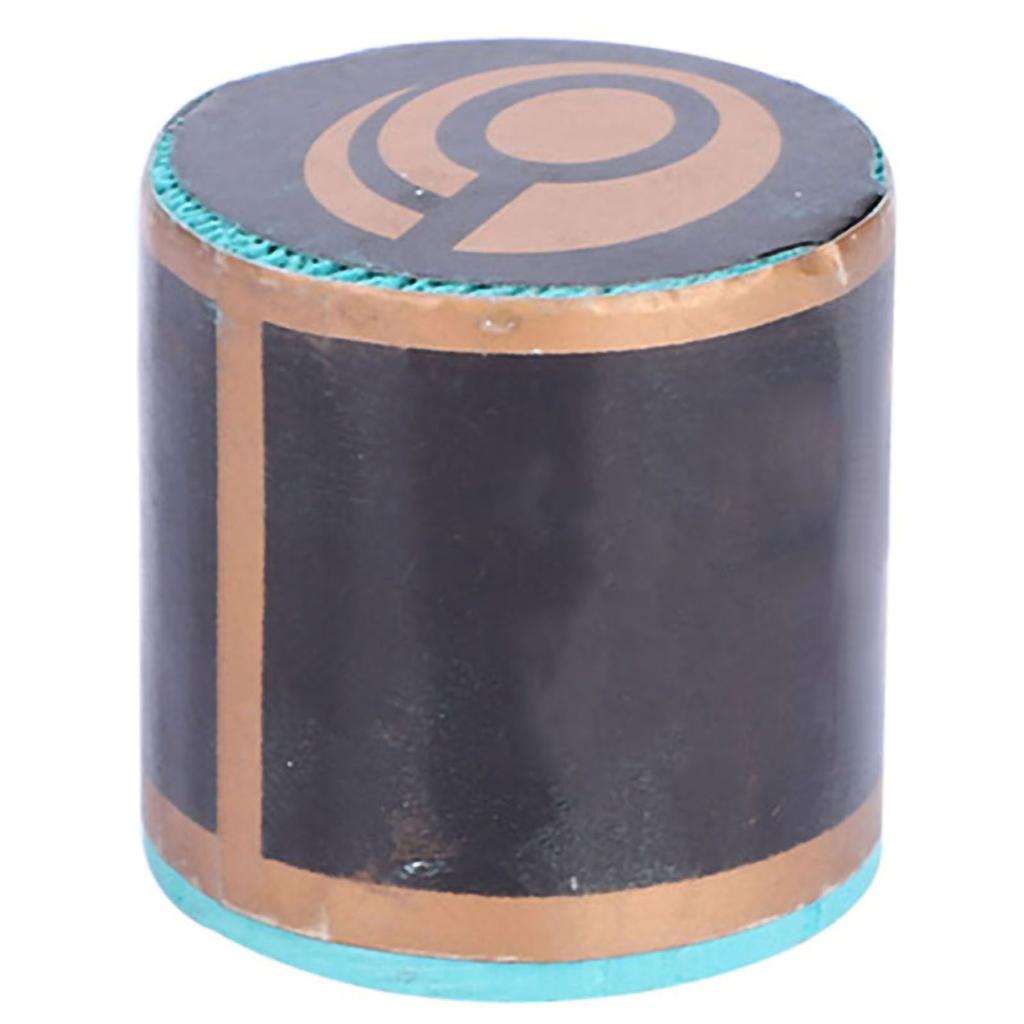 2pcs No Slip Cue Tip Chalk Billiard Pool Cue Dry Chalk Accessory for Snooker Pool (Green)