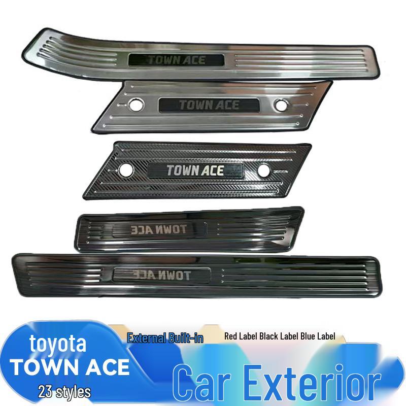 Toyota TOWN ACE Welcome Pedal Sticker - Fits 23 Models, Exterior Modification Accessory