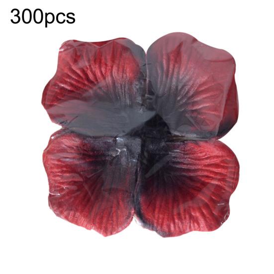 300 Pcs Faux Silk Rose Petals Artificial Flower Petals Decoration for Wedding Flower Girl Basket Dinner Table Centerpiece Party Confetti