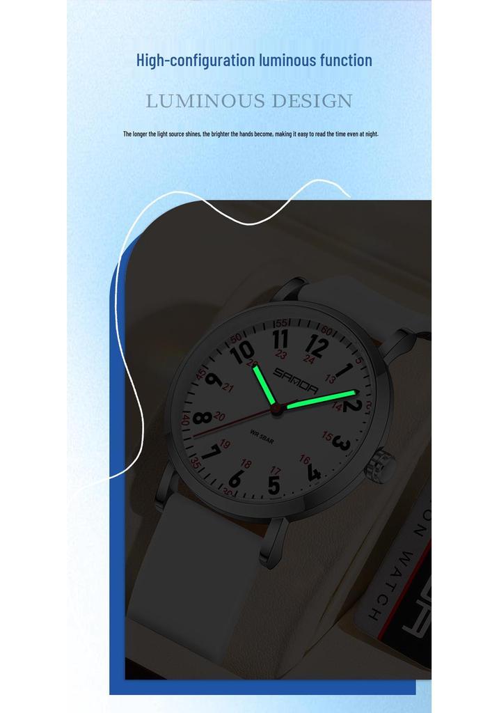 Sanda Women's Luminous Quartz Watch: Stylish, Trendy, and Bestselling Fashion Accessory