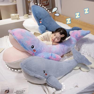 Cute Whale Plush Toys Lovely Soft Stuffed Cartoon Doll Pillow Funny Animals Sofs Home Decoration Sleeping Pillow Birthday Gifts