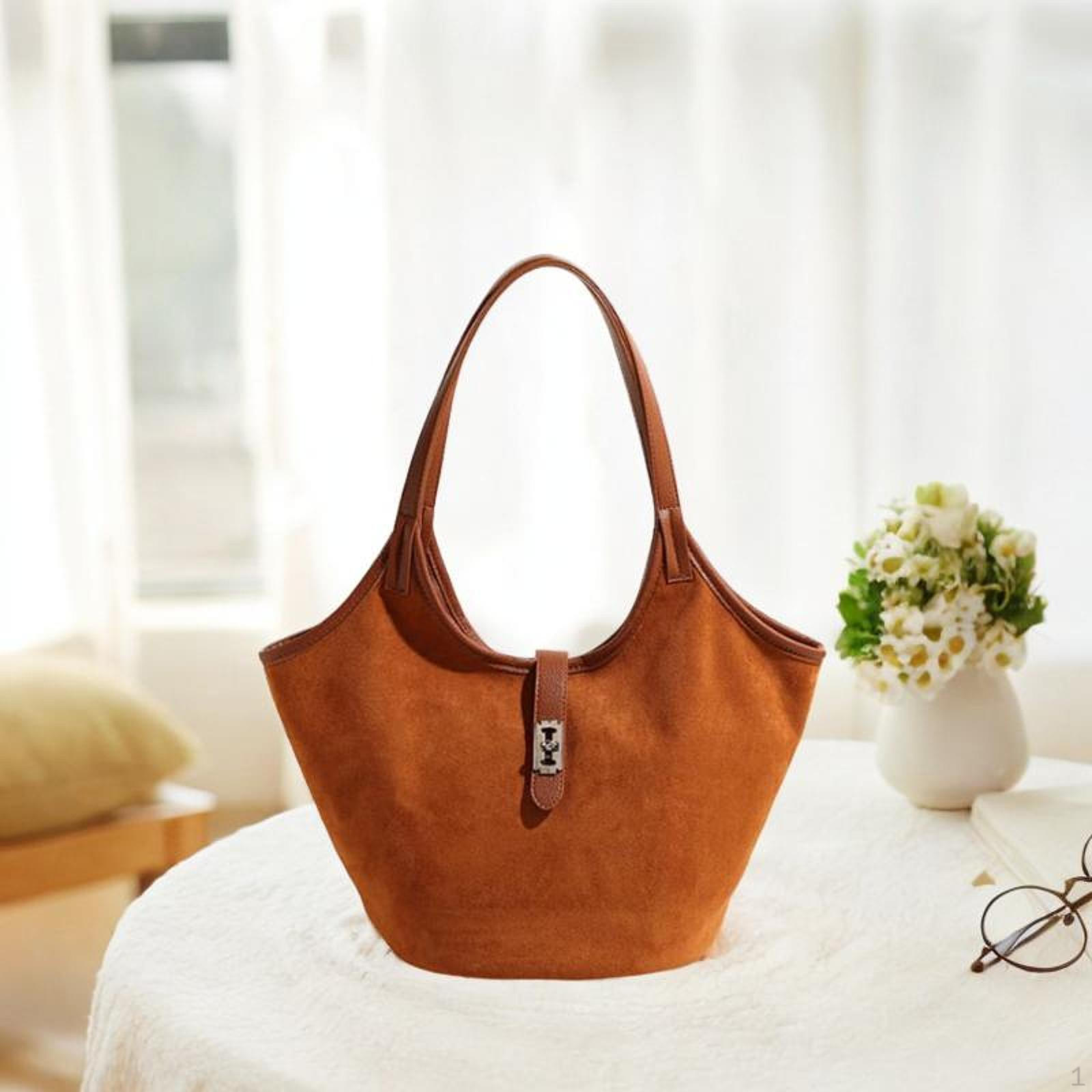 

Bucket Bag Stylish Ladies Women Shoulder for Spring Vacation Birthday Winter