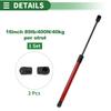 Motoforti Universal Lift Support Strut Gas Spring 16 Inch/400mm 89Ib/400N/40kg Carbon Steel Red 1 Set