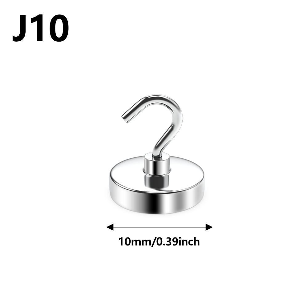 J10-J42MM Strong Magnetic Hook Multi Purpose Storage Hook Household Kitchen Storage Hook Key Storage Hook Bathroom Hanger