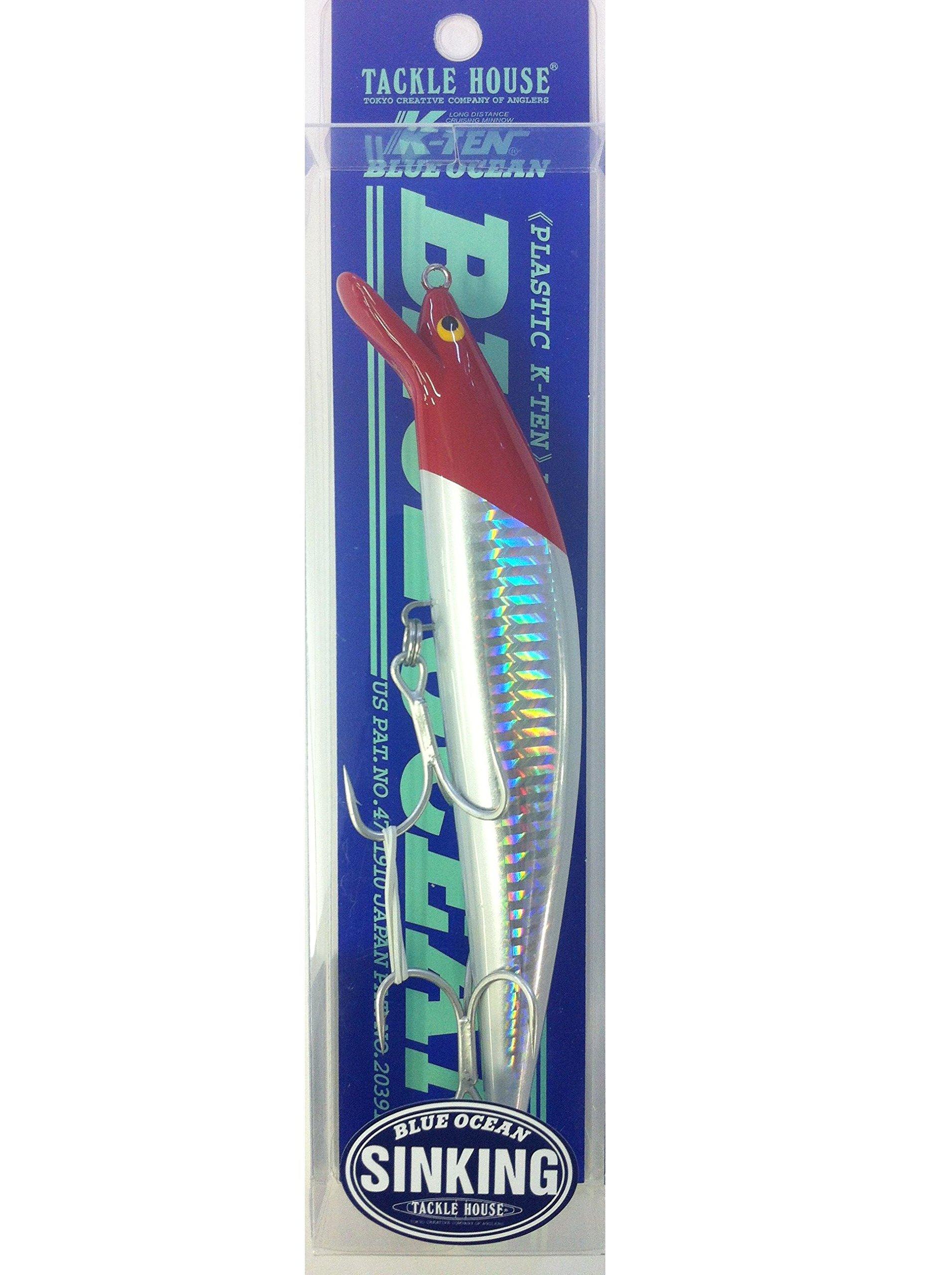 

TackleHouse Minnow Blue Ocean BKS 140mm 35g SH Red Head BKS140 Lure K-TEN #104