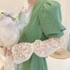 Hollow Sun Protection Cover Elastic Sunscreen Arm Sleeve Breathable Ice Silk Sleeves  Girl