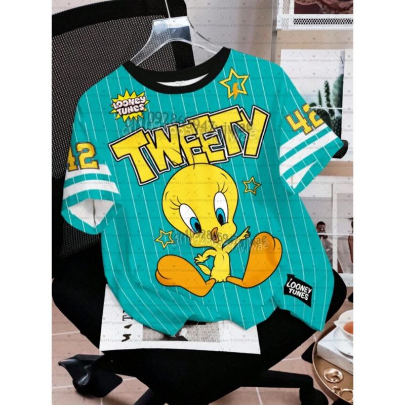 2026 The Simpsons Cartoon Graphic Printed Jersey Casual Streetwear Top Fashionable Y2k Tee Summer Men'S And Women'S T-Shirts