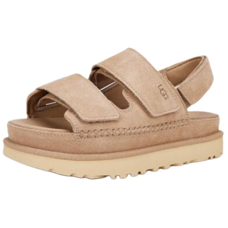 UGG Golden Family Two-Layer Cowhide Open-Toe Fashion Slide Sandals Women Sandals 1141493-SAN