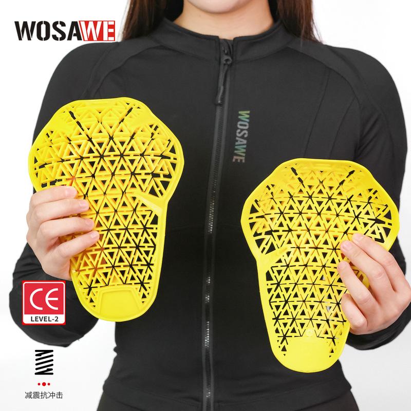 WOSAWE CE Class II Certified Protective Gear For Motorcycle Jacket Back/Knee/Elbow/Hip Protector Rider Armor Spine Pads
