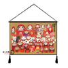 Japanese Lucky Cat Fabric Hanging Flag, Tatami Izakaya Home Wall Decor Banner