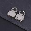 2Pcs Metal Bag Side Edge Hang Buckle Clip With D Rings For Diy Leather Craft Bag Strap Belt Handle Shoulder Crossbody Bag Parts