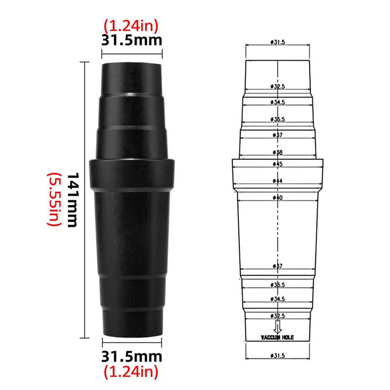 Universal Vacuum Cleaner Power Tool/Sander Dust Extraction Hose Pipe Connector Converter 31.5mm Sweeper Accessories