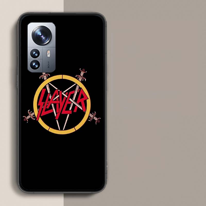 Slayer Heavy Metal Rock Band Phone Case For Xiaomi Mi 13 12T Poco F7 Pro 14 Ultra 15 Pro 12X 12 9 8 Lite 5G 11T 11i 10 10T Pr