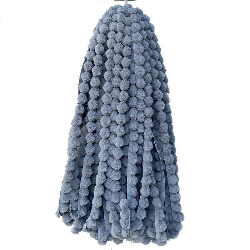5/10M Faux Rabbit Fur Hairball Ribbon For Handmade DIY Sewing Tops Stage Costume Fluffy Trim Breathable Cuff Plush Strip