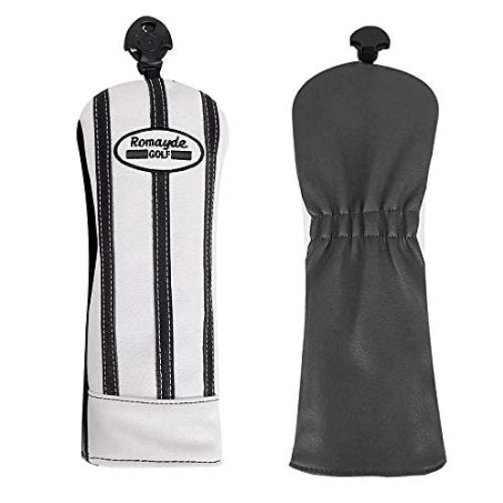 Waterproof Golf Headcover for Includes Conversion Single Item Woods, Tack, (Black)