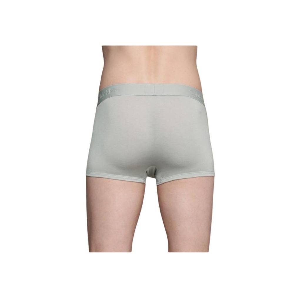 Calvin Klein Black Label Letter Pattern Mid-Rise Slim Fit Boxer Shorts Men underwear Gray NB3327-PRP