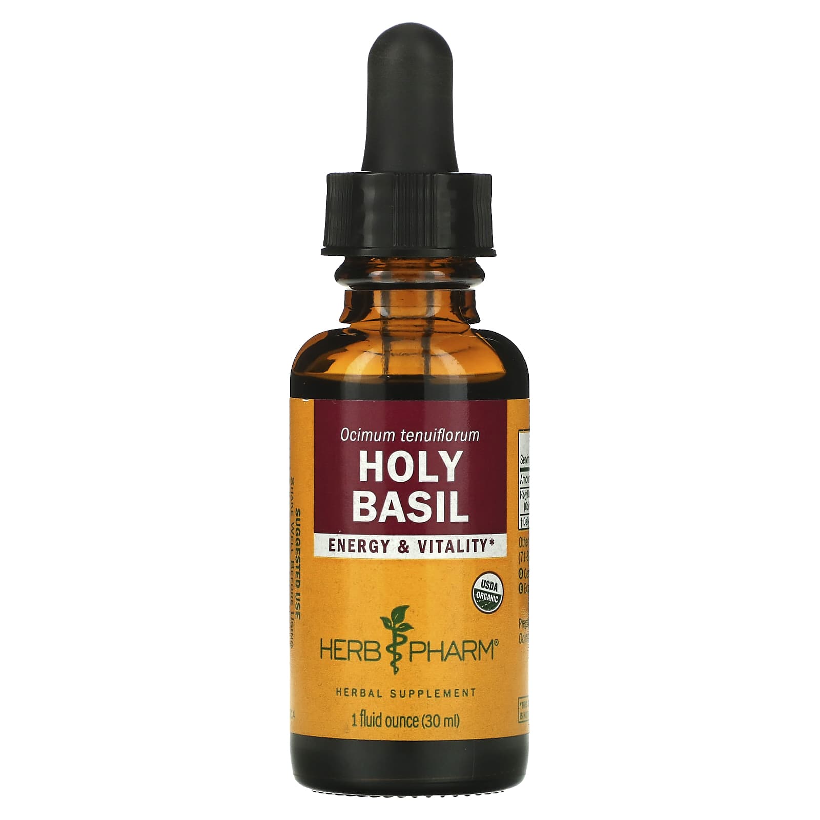 

Holy Basil, 30 mL (1 Fl Oz) (612 Mg per serving)