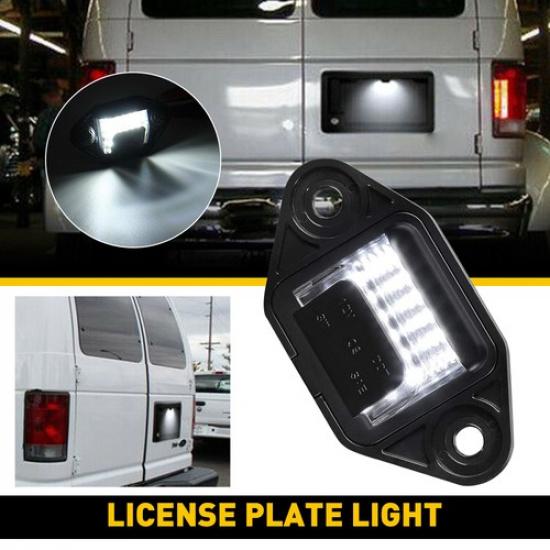 AUXITO LED Plate License Light Lamp Tag Fit 1992-2018 Ford E150 E250 E350 E450