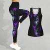 Unity of Animals Pattern Print Yoga Outfit for Women Fashion Workout Leggings Fitness Sports Casual Yoga Set Sports Suit