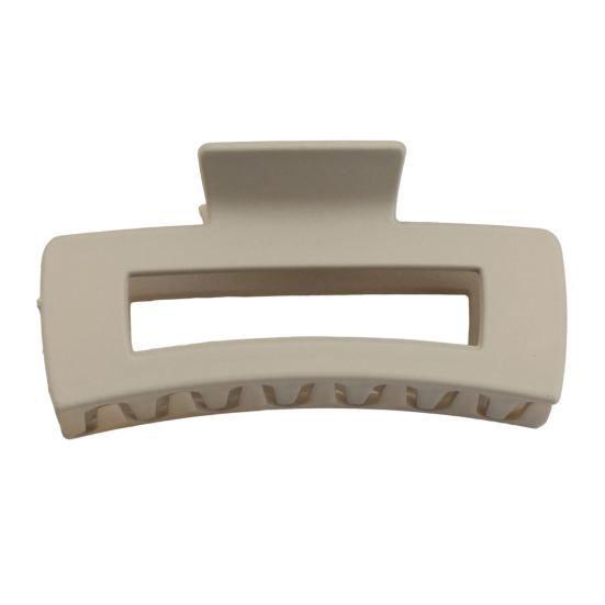 Hair Claw for Women, Frosted Rectangle Hair Clip, Hollow Design Back Head Hair Claw, Large Size Shark Hair Clip for Daily Wear Party Gathering Outing