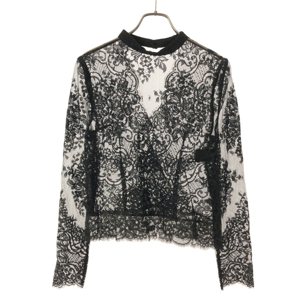 

AULA made in Japan Long sleeve race Cut black Women Used