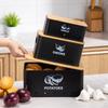 Stackable Kitchen Vegetable Storage Canisters
