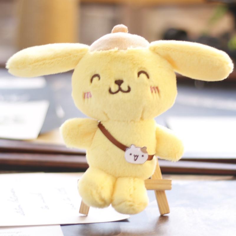 Cute Sanrio Characters Plushies Kuromi Cinnamoroll Melody Backpack Keychain