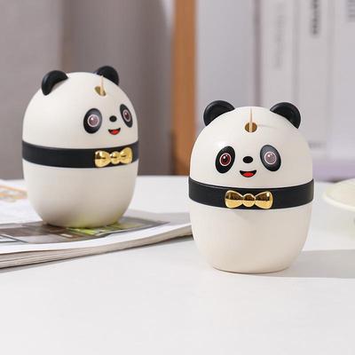 Panda Zahnstocherspender: Automatisch, Niedlich, Kreativ, Hochwertiger Halter für Haushaltsluxus.