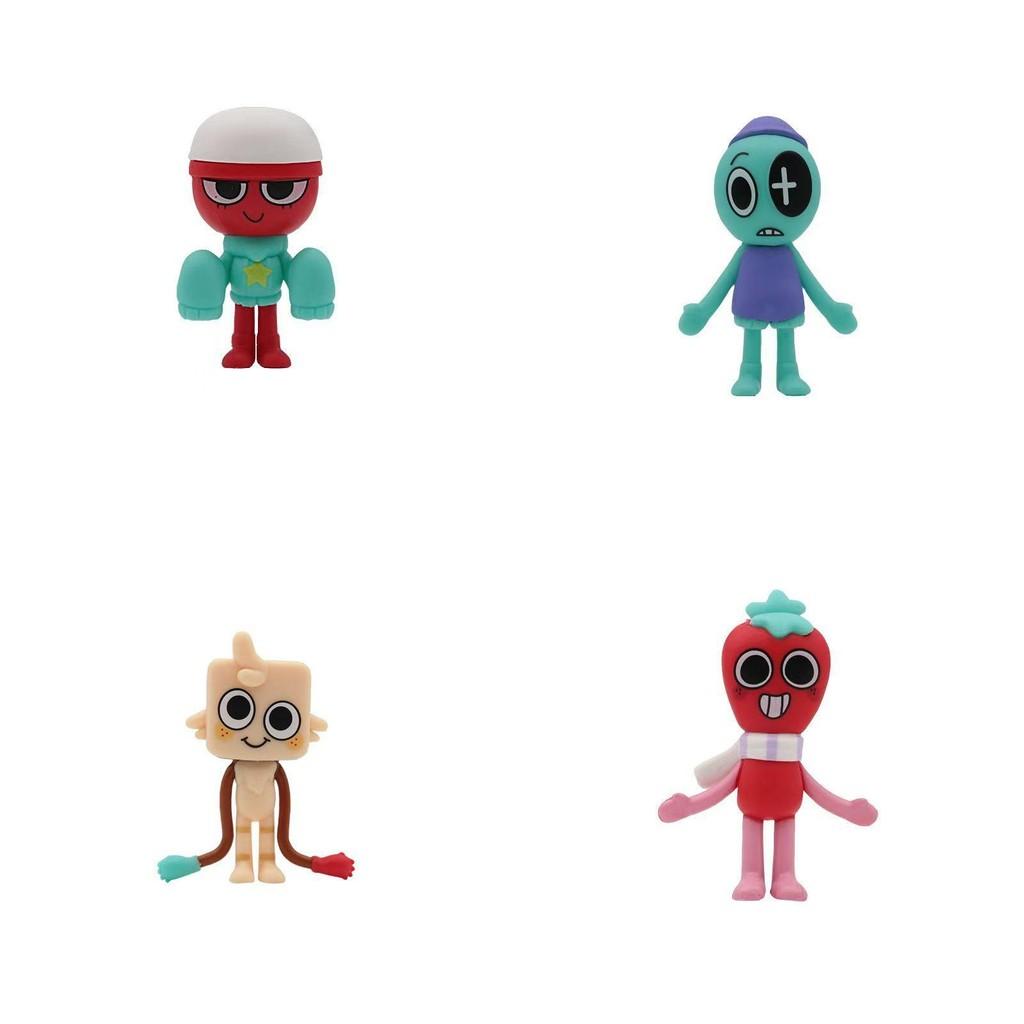 Cute Dandys World Pvc Doll Figurine Set Of 8 Anime Character Perfect Home Decor